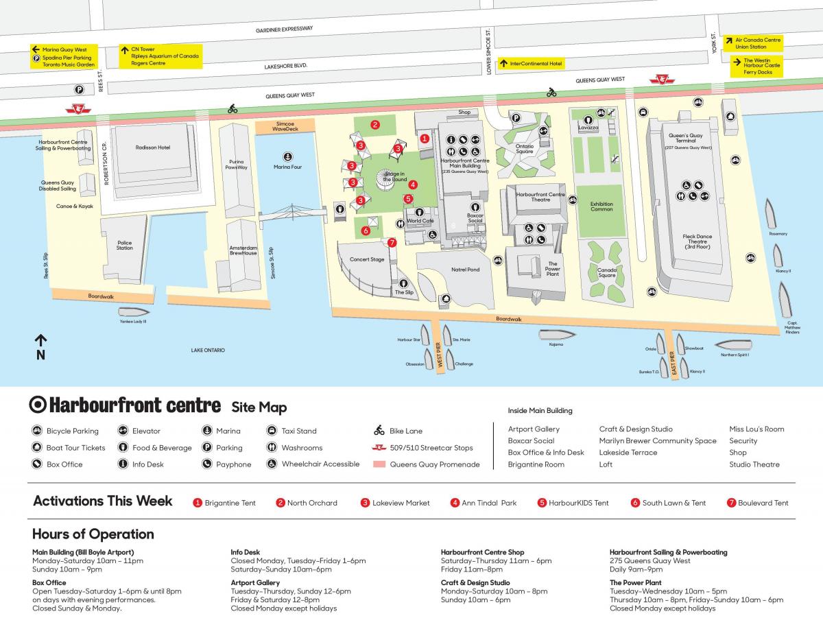 Kaart Harbourfront keskus parkimine