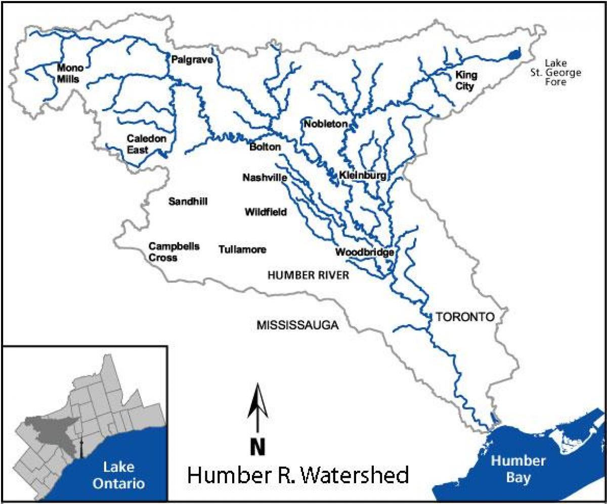Kaart Humberi jõe