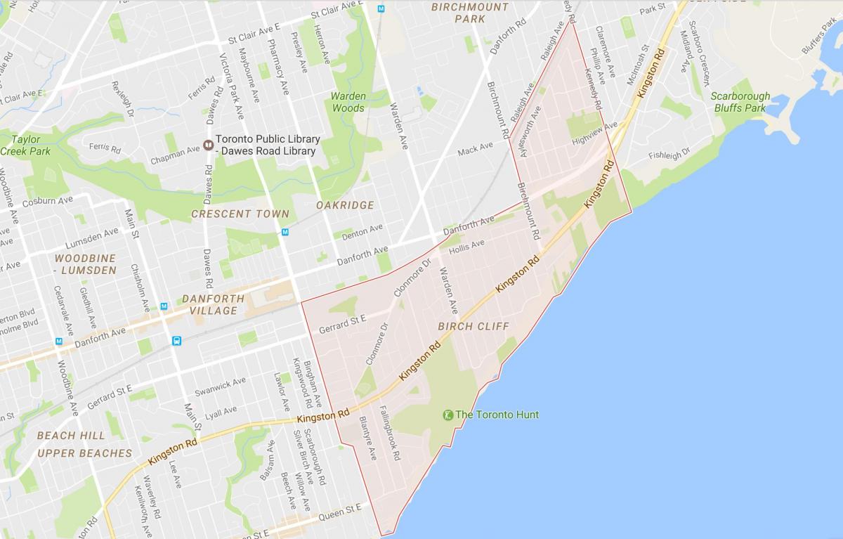 Kaart Kask Kalju naabruses Toronto