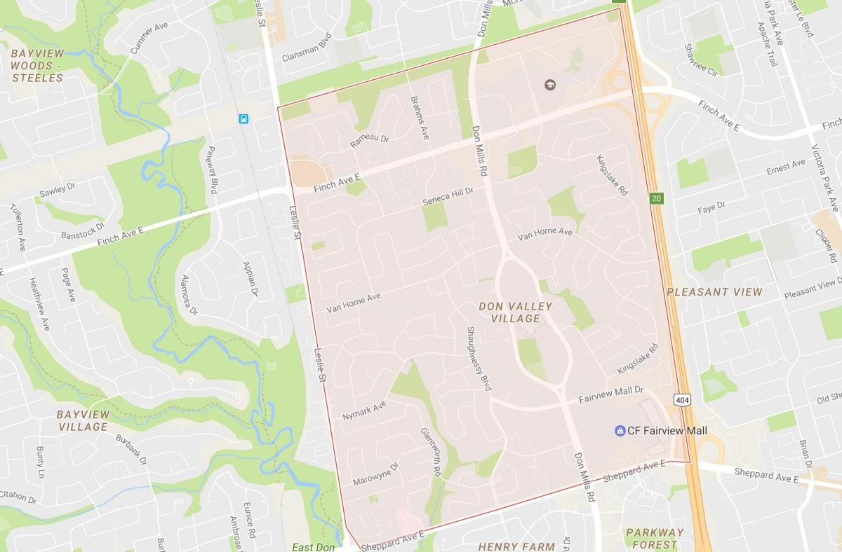 Kaart Peanut naabrus-Toronto