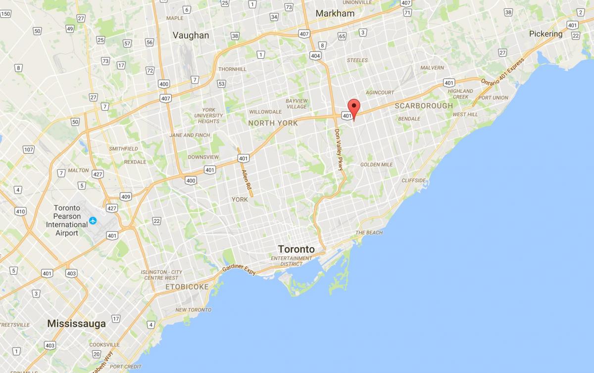 Kaart Maryvale linnaosa Toronto