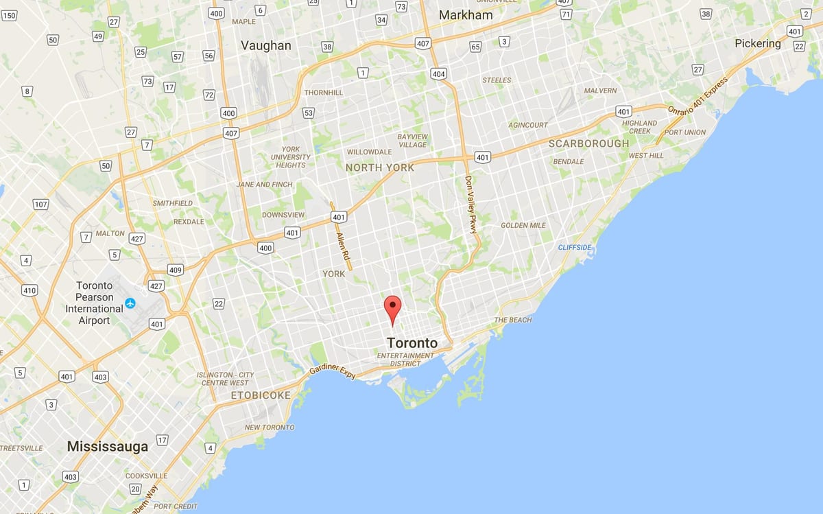 Kaart, ülikooli Toronto ülikooli