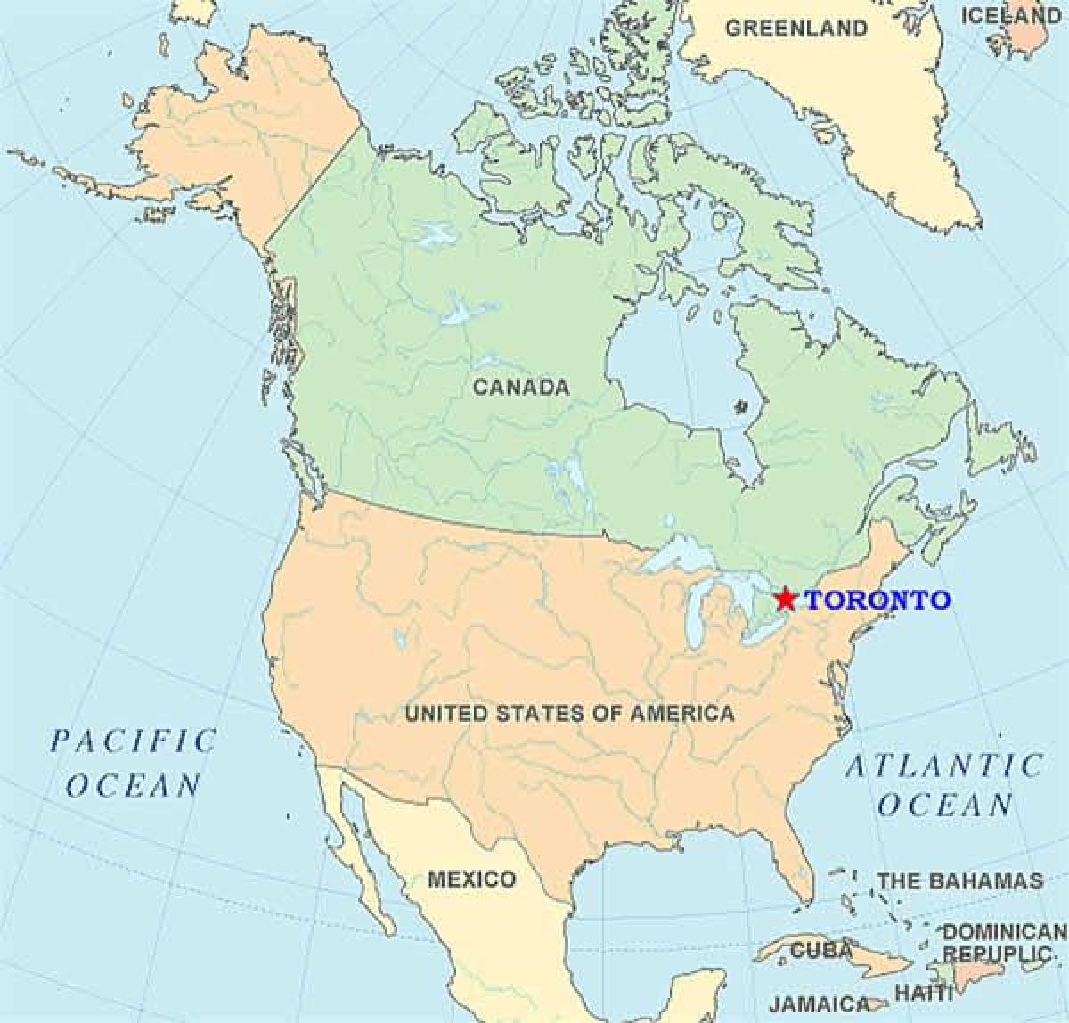 Kaart Toronto kohta ameerika ühendriikides
