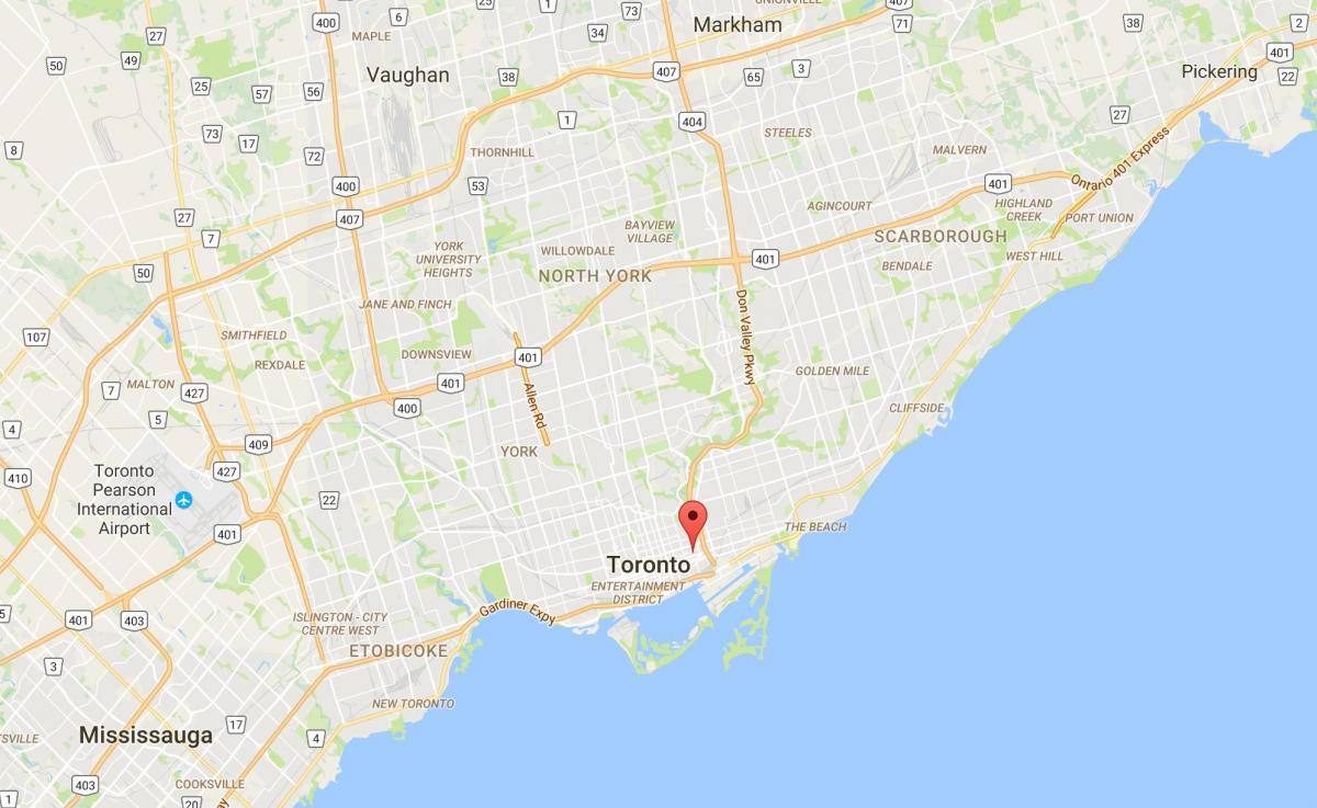 Kaart Trefann Kohus linnaosa Toronto