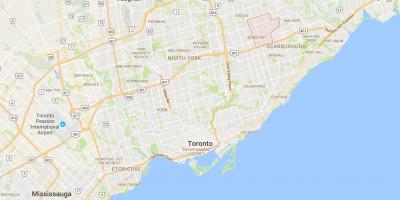 Kaart Agincourt linnaosa Toronto