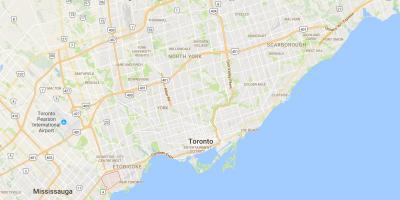 Kaart Alderwood Parkviewdistrict Toronto