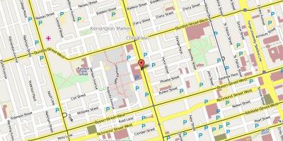 Kaart Chinatown Toronto