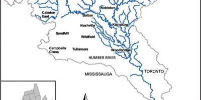 Kaart Humberi jõe