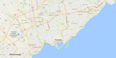 Kaart Humbermede linnaosa Toronto