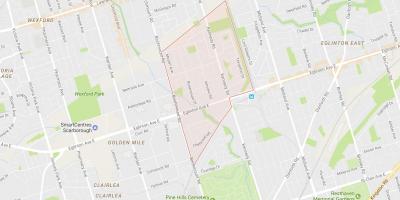 Kaart Ionview naabrus-Toronto