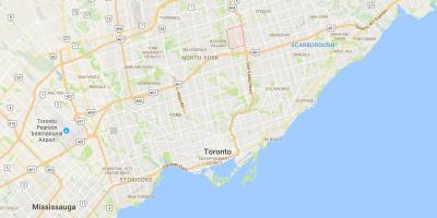 Kaart Peanut linnaosa Toronto
