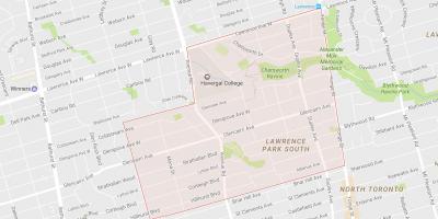 Kaart Lytton Park naabruses Toronto