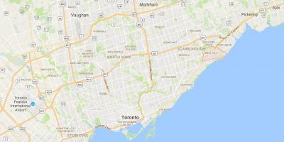 Kaart West Hill linnaosa Toronto