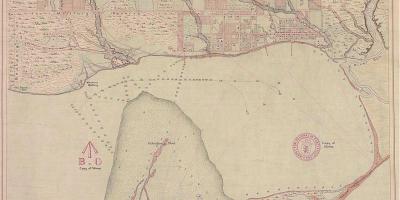 Kaart maa York Toronto 1787-1884