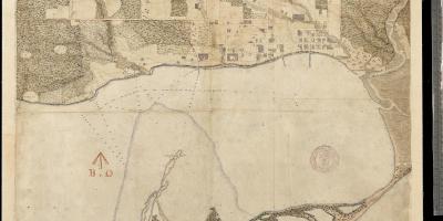 Kaart maa York Toronto esimene centure 1787-1884