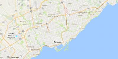 Kaart Meeldiv Vaade Toronto linnaosa