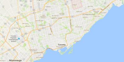 Kaart Milliken linnaosa Toronto