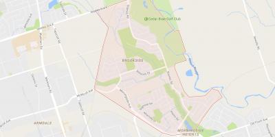 Kaart Morningside Kõrgused naabrus-Toronto