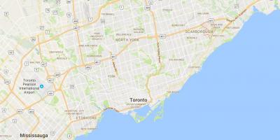 Kaart Morningside linnaosa Toronto