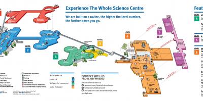 Kaart Ontario science center
