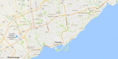Kaart Pelmo Park – Humberlea linnaosa Toronto