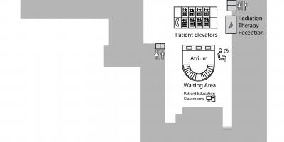 Kaart Printsess Margaret Vähk Centre Toronto 1. korrus Allpool (B1)