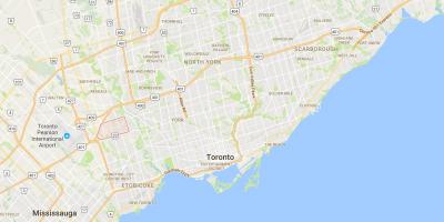 Kaart Richview linnaosa Toronto