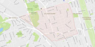 Kaart Silverthorn naabrus-Toronto