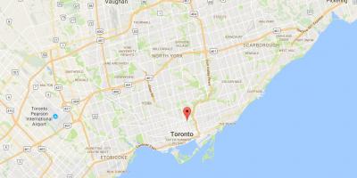 Kaart St. James Linnas Toronto linnaosa