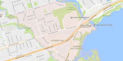Kaart Stonegate-Queensway naabrus naabruses Toronto