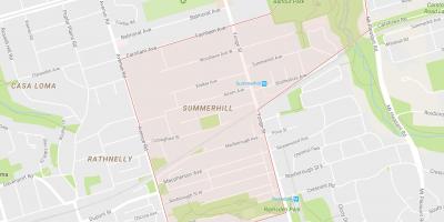 Kaart Summerhill naabrus-Toronto