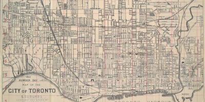 Kaart Toronto 1902
