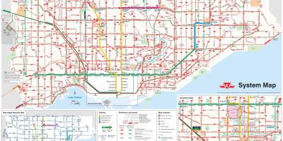 Kaart Toronto buss