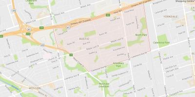 Kaart Vaher Leafneighbourhood Toronto