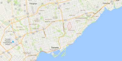 Kaart Wexford linnaosa Toronto